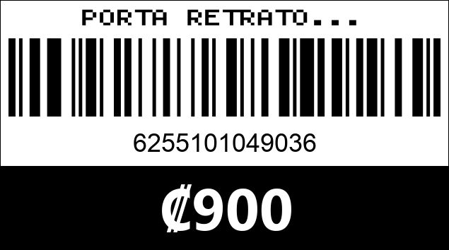 Código de barras de PORTA RETRATO...