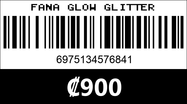 Código de barras de FANA GLOW GLITTER