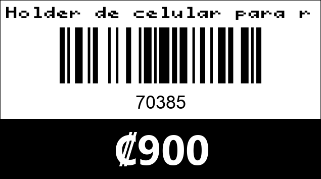 Código de barras de Holder de celular para retrovisor