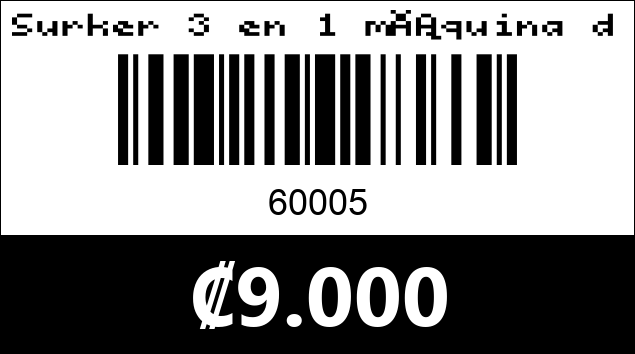 Código de barras de Surker 3 en 1 máquina de afeitar SK-219.