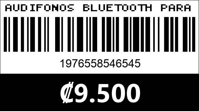 Código de barras de AUDIFONOS BLUETOOTH PARA CASCO DE MOTO Y10 ADT-10