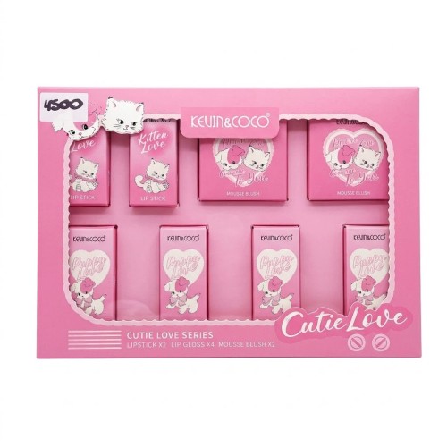 SET DE RUBOR+LABIAL MAGICO+LIP GLOS KEVIN Y COCO KC1138