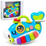 Ballena Musical Interactiva para Bebé con Luces, Sonidos y Teclas