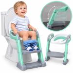 Adaptador de Inodoro Infantil con Escalera y Agarraderas 6981C