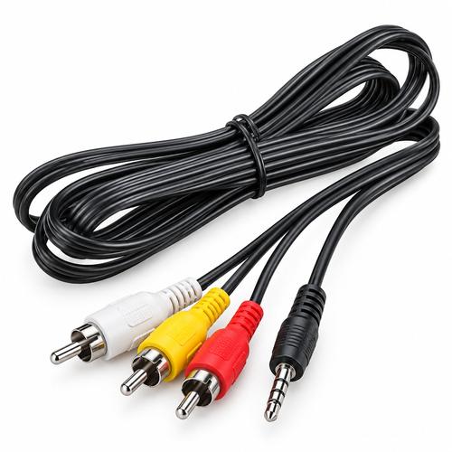 Cable RCA , 3 en 1, de 5 Metros