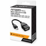 Cable Adaptador micro USB a USB OTG. Argom Tech.
