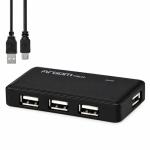 Hub. USB 2.0. Port Multipuerto. 4 Port. Argom Tech.