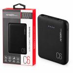 Power Bank Argom C6 Negro. 6000mAh