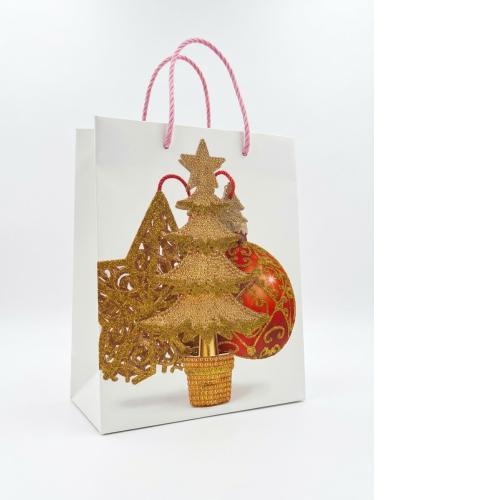 BOLSA NAVIDEÑA ARBOL  MUÑECO DE NIEVE Y VARIOS 54119-262