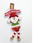ADORNO NAVIDEÑO CASCABEL santa claus