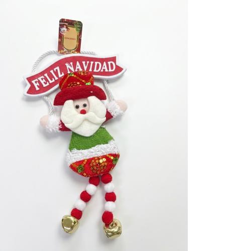 ADORNO NAVIDEÑO CASCABEL santa claus