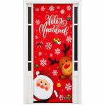 FORRO PUERTA NAVIDAD 4 90X210CM
