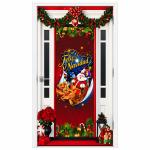FORRO PUERTA NAVIDAD 6 90X210CM
