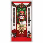 FORRO PUERTA NAVIDAD 7 90X210CM
