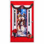 FORRO PUERTA NAVIDAD 10 90X210CM