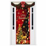 FORRO PUERTA NAVIDAD 3 90X210CM