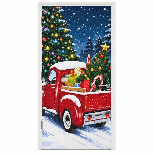 FORRO PUERTA NAVIDAD 16 90X210CM